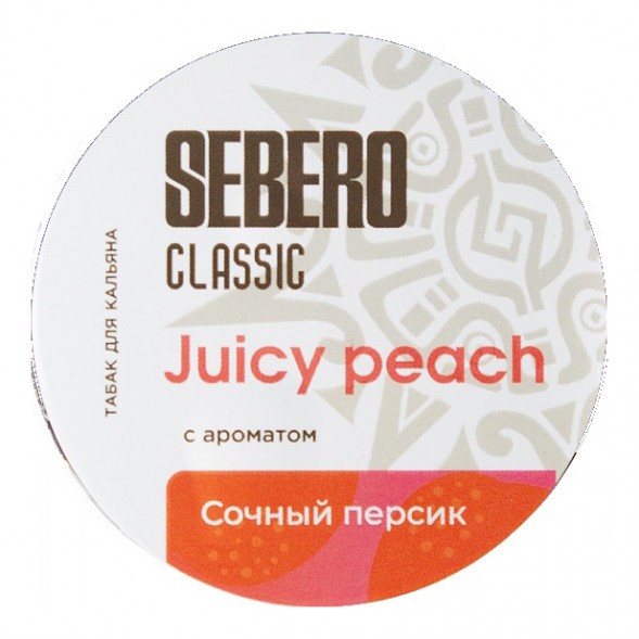 Табак Sebero - Juicy Peach (Сочный Персик, 200 грамм) купить в Екатеринбурге