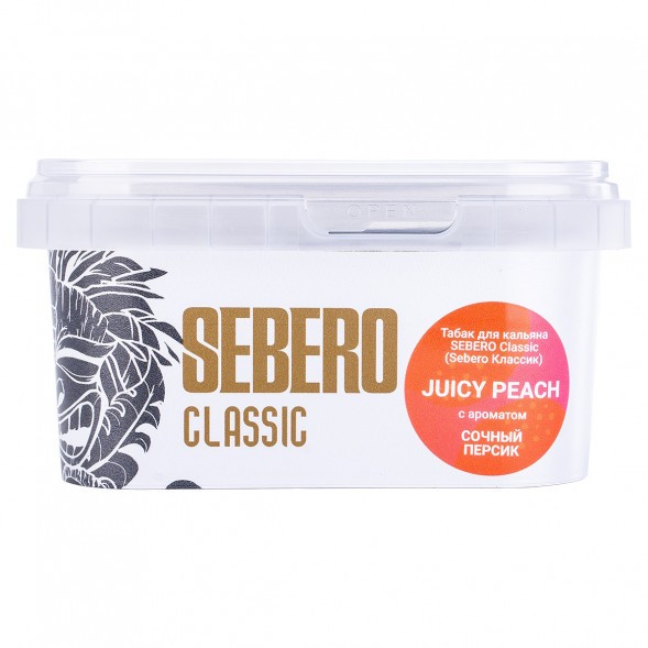 Табак Sebero - Juicy Peach (Сочный Персик, 200 грамм) купить в Екатеринбурге