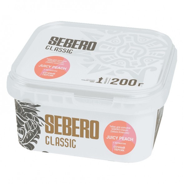 Табак Sebero - Juicy Peach (Сочный Персик, 200 грамм) купить в Екатеринбурге