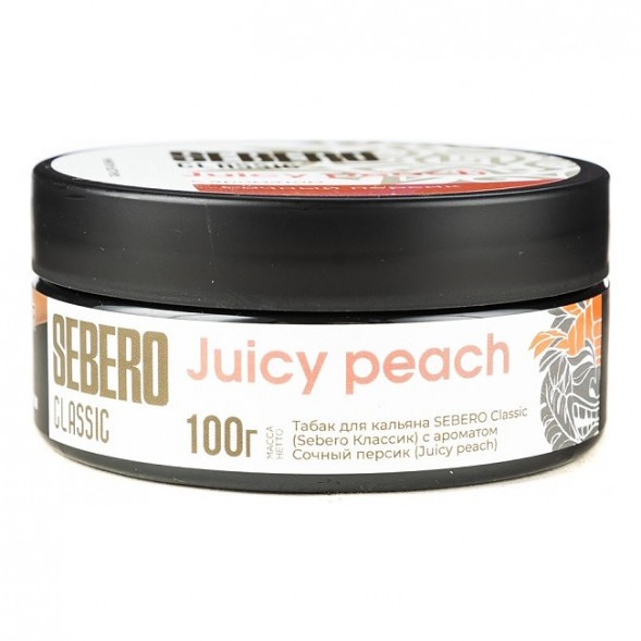 Табак Sebero - Juicy Peach (Сочный Персик, 100 грамм) купить в Екатеринбурге