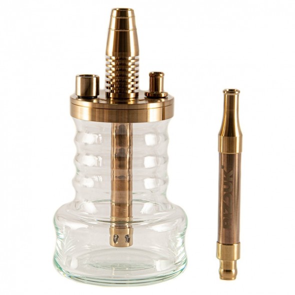 Кальян Pizduk PRO - GOLD Black-Bag (Прозрачная Колба) купить в Екатеринбурге