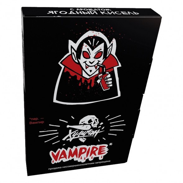 Табак Хулиган - Vampire (Ягодный Кисель, 25 грамм) купить в Екатеринбурге
