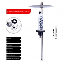 Кальян El Bomber - Calligraphy (Линейка &quot;Igla&quot;, Без Колбы)