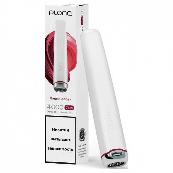 PLONQ PLUS PRO - Вишня Арбуз (4000 затяжек) купить в Екатеринбурге