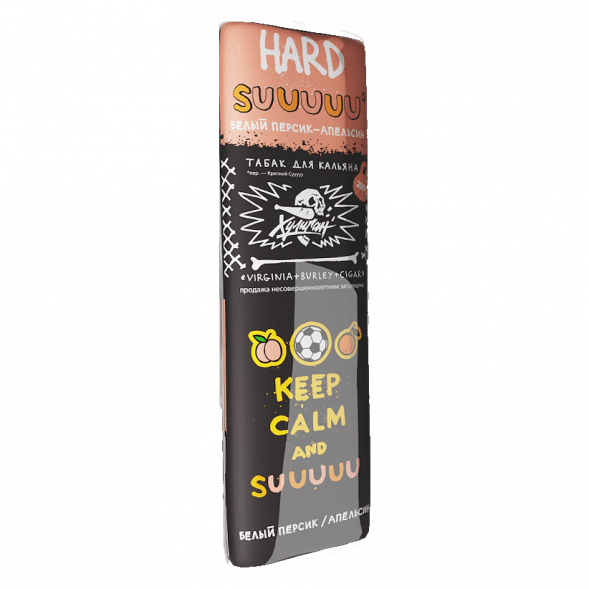 Табак Хулиган Hard - Suuuuu (Белый Персик и Апельсин, 200 грамм) купить в Екатеринбурге