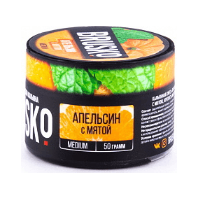 Смесь Brusko Medium - Апельсин с Мятой (50 грамм) купить в Екатеринбурге