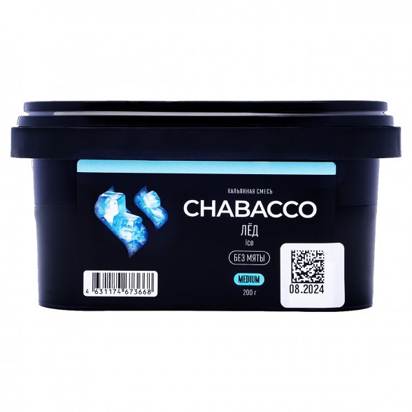 Смесь Chabacco MEDIUM - Ice (Лёд, 200 грамм) купить в Екатеринбурге