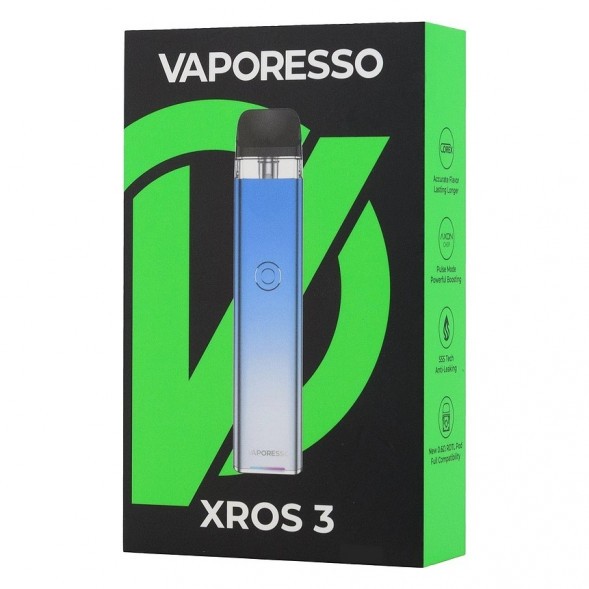 Электронная сигарета Vaporesso XROS 3 - Sky Blue купить в Екатеринбурге